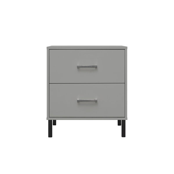 Blue Elephant Solid + Manufactured Wood Bedside Table & Reviews